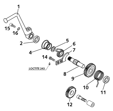 Sprängskiss: Ignition System – KTM 65 SX 2000