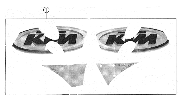 Sprängskiss: Decal – KTM 640 ADVENTURE-R 2002