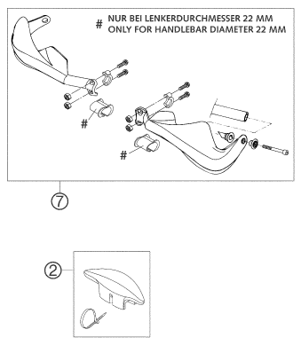 Sprängskiss: Accessories – KTM 450 SMS
