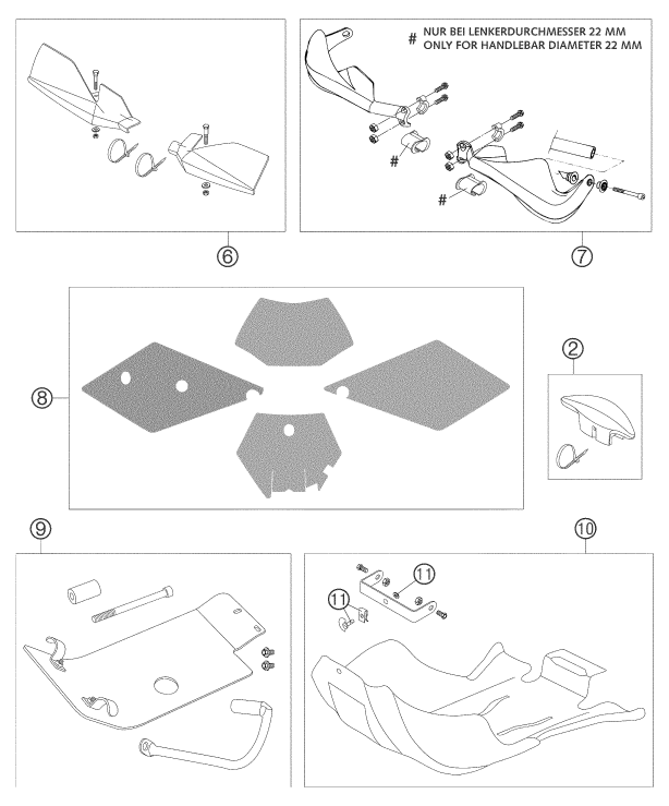 Sprängskiss: Accessories – KTM 525 SMR 2004