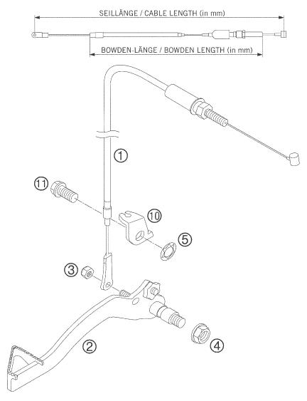 Sprängskiss: Accessories – KTM 50 SENIOR ADVENTURE 2005