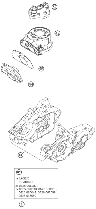 Sprängskiss: Other – KTM 200 EXC 2005