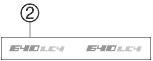 Sprängskiss: Decal – KTM 640 LC4 SUPERMOTO BLUE 2005
