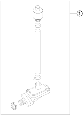 Sprängskiss: Secondary Air System Sas – KTM 530 EXC 2009