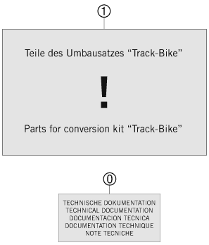 Sprängskiss: Conversion Kit – KTM 1190 RC8R TRACK 2011