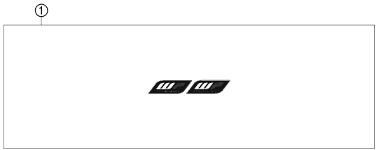 Sprängskiss: Decal – KTM 450 RALLY FACTORY REPLICA