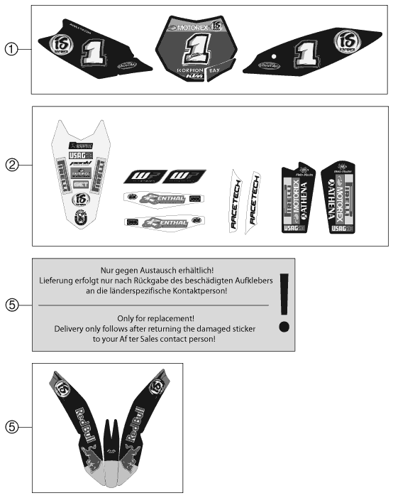 Sprängskiss: Decal – KTM 250 SX-F MUSQUIN REPLICA 11