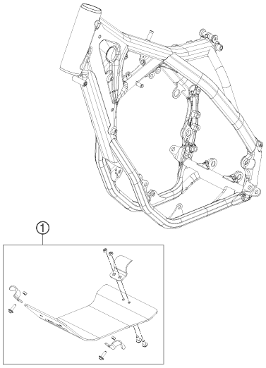 Sprängskiss: Engine Guard – KTM 250 SX-F ROCZEN REPLICA 12
