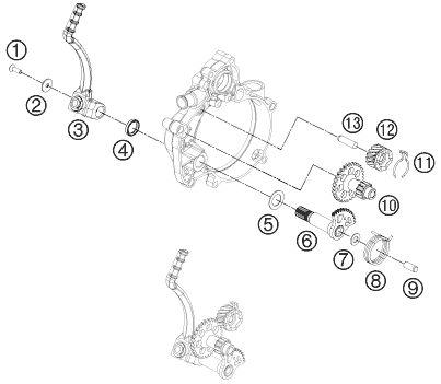 Sprängskiss: Kick Starter – KTM 50 SX 2013