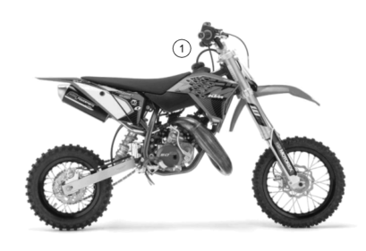 Sprängskiss: Conversion Kit – KTM 50 SXS 2013