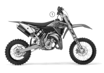 Sprängskiss: Conversion Kit – KTM 65 SXS 2013