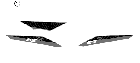 Sprängskiss: Decal – KTM 85 SX 19/16 2013