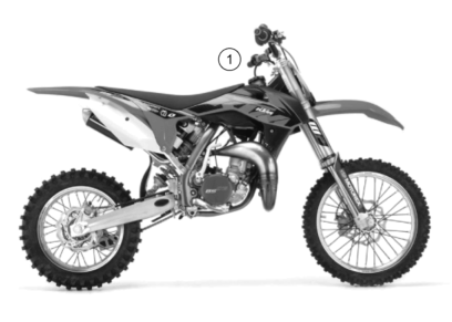 Sprängskiss: Conversion Kit – KTM 85 SXS 17/14 2013