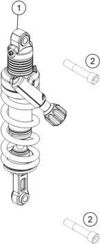 Sprängskiss: Shock Absorber – KTM 1190 ADVENTURE R ABS 2013