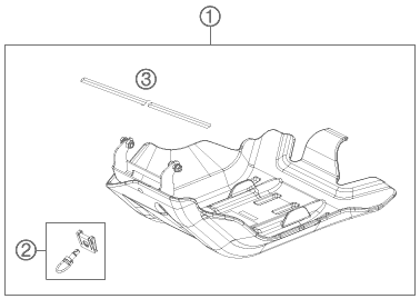 Sprängskiss: Engine Guard – KTM 250 EXC-F 2013