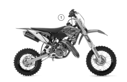 Sprängskiss: Conversion Kit – KTM 50 SXS 2014