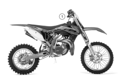 Sprängskiss: Conversion Kit – KTM 85 SXS 17/14 2014