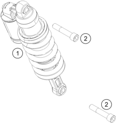 Sprängskiss: Shock Absorber – KTM 1290 SUPERDUKE R S.E. ABS 16