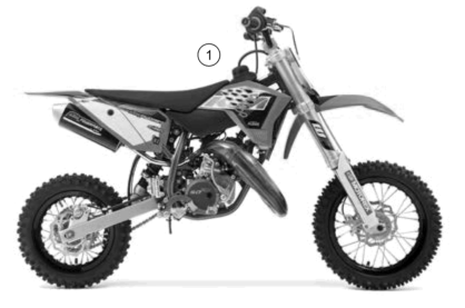 Sprängskiss: Conversion Kit – KTM 50 SXS 2015