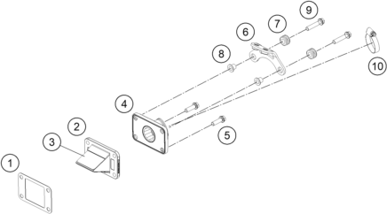 Sprängskiss: Reed Valve Case – KTM 50 SX 2019