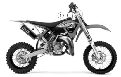 Sprängskiss: Conversion Kit – KTM 65 SXS 2015