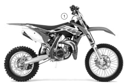 Sprängskiss: Conversion Kit – KTM 85 SXS 19/16 2015