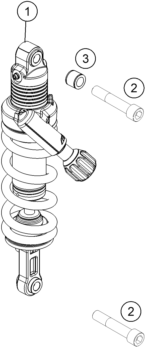 Sprängskiss: Shock Absorber – KTM 1190 ADVENTURE R ABS 2015