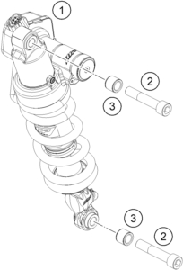 Sprängskiss: Shock Absorber – KTM 1290 SUPER ADV. S BLACK 17