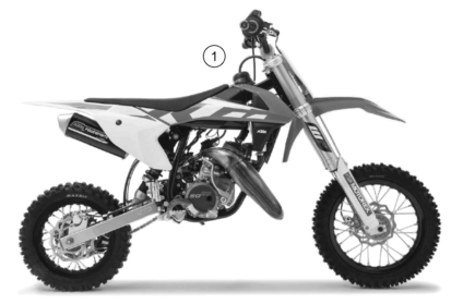 Sprängskiss: Conversion Kit – KTM 50 SXS 2016