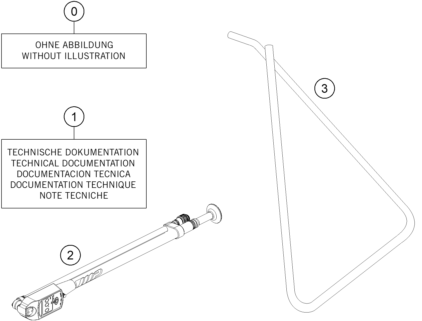 Sprängskiss: Accessory Pack – KTM 50 SX 2019