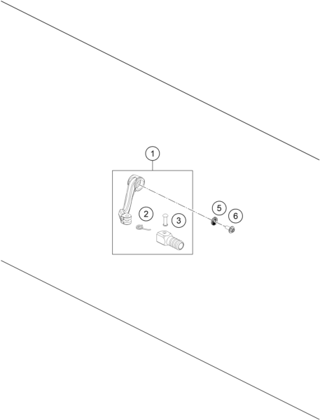 Sprängskiss: Shift Lever – KTM 690 Duke, orange 2019