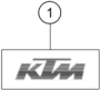 Sprängskiss: Decal – KTM 1290 Super Adventure S, silver 2019