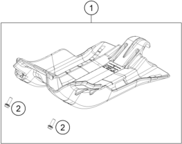 Sprängskiss: Engine Guard – KTM 300 XC-W 2023