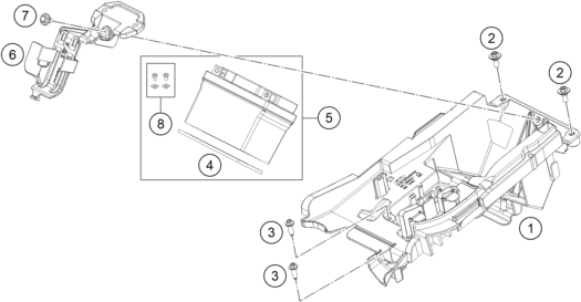 Sprängskiss: Battery – KTM RC4 R 2020