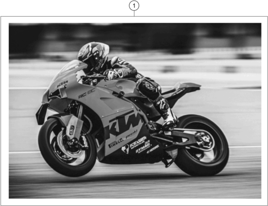 Sprängskiss: Decal – KTM RC 8C 2022