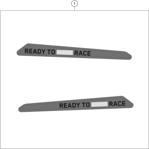 Sprängskiss: Decal – KTM KTMR2R 1290 S ADVENTURE S, orange 2023