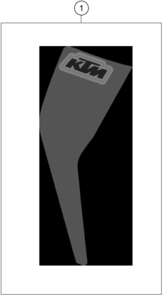 Sprängskiss: Decal – KTM 690 ENDURO R 2023
