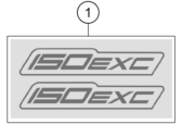 Sprängskiss: Decal – KTM 150 EXC 2024