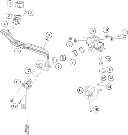 Sprängskiss: Lubricating System – KTM 150 XC-W 2026
