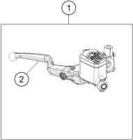 Sprängskiss: Front Brake Control – KTM 390 SMC R - B.D. 2026