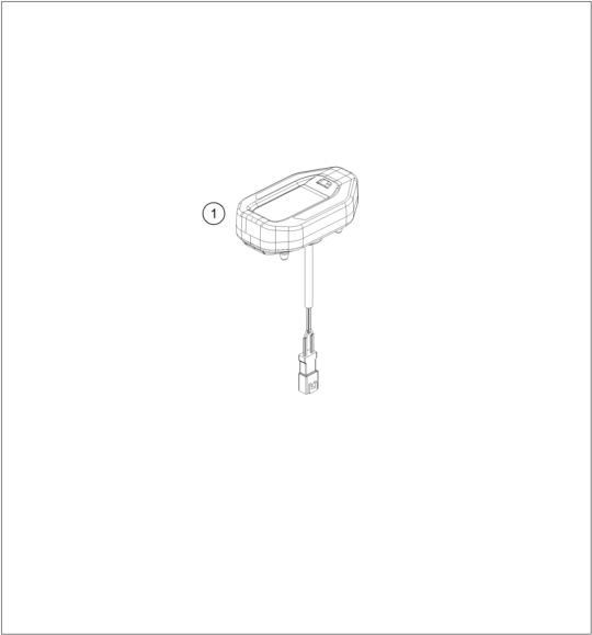 Sprängskiss: Instruments / Lock System – KTM SX-E 5 2027