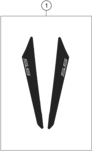 Sprängskiss: Decal – KTM FREERIDE E 660W 2027