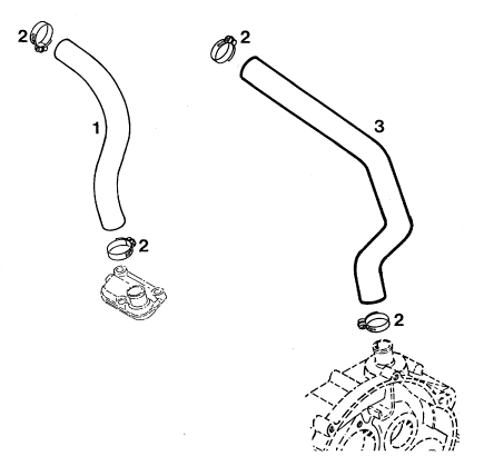 Sprängskiss: Engine Vent – KTM 400 DUKE/ 20kW