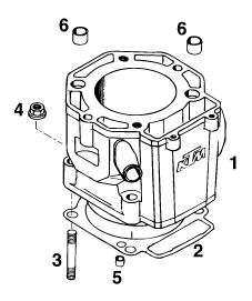 Sprängskiss: Cylinder – KTM 620 EGS-E 35KW 11LT BLAU