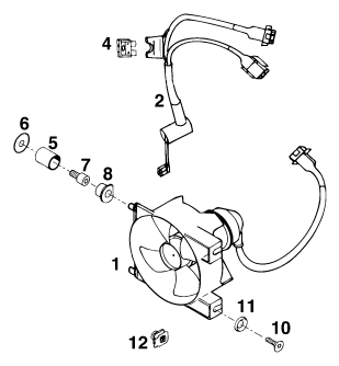 Sprängskiss: Cooling System – KTM 620 EGS WP 37KW 20LT VIOL