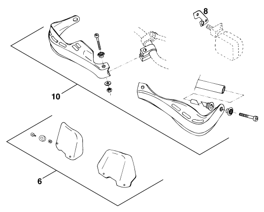 Sprängskiss: Accessories – KTM 250 E-GS WP