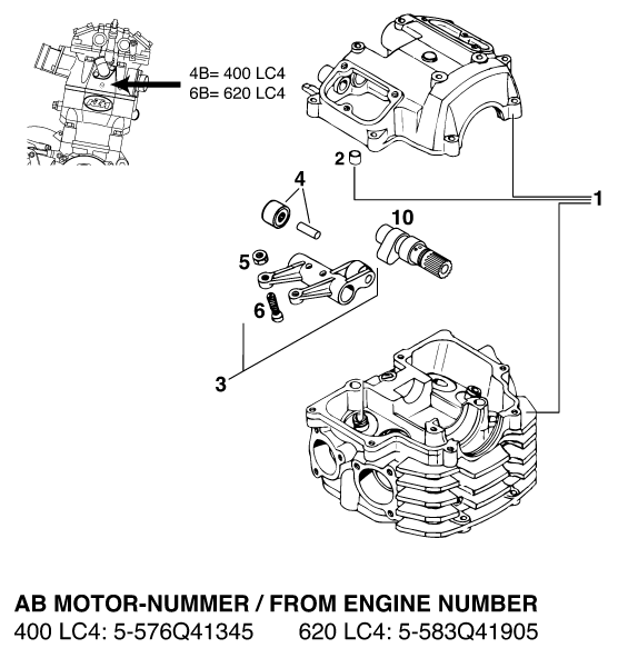 Sprängskiss: Other – KTM 620 EGS WP 37KW 20LT VIOL '95