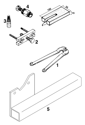 Sprängskiss: Special Tools (Engine) – KTM 50 MINI ADVENTURE 2001
