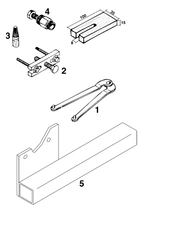 Sprängskiss: Special Tools (Engine) – KTM 50 MINI ADVENTURE 2001