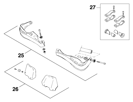 Sprängskiss: Accessories – KTM 400 SXC 2000